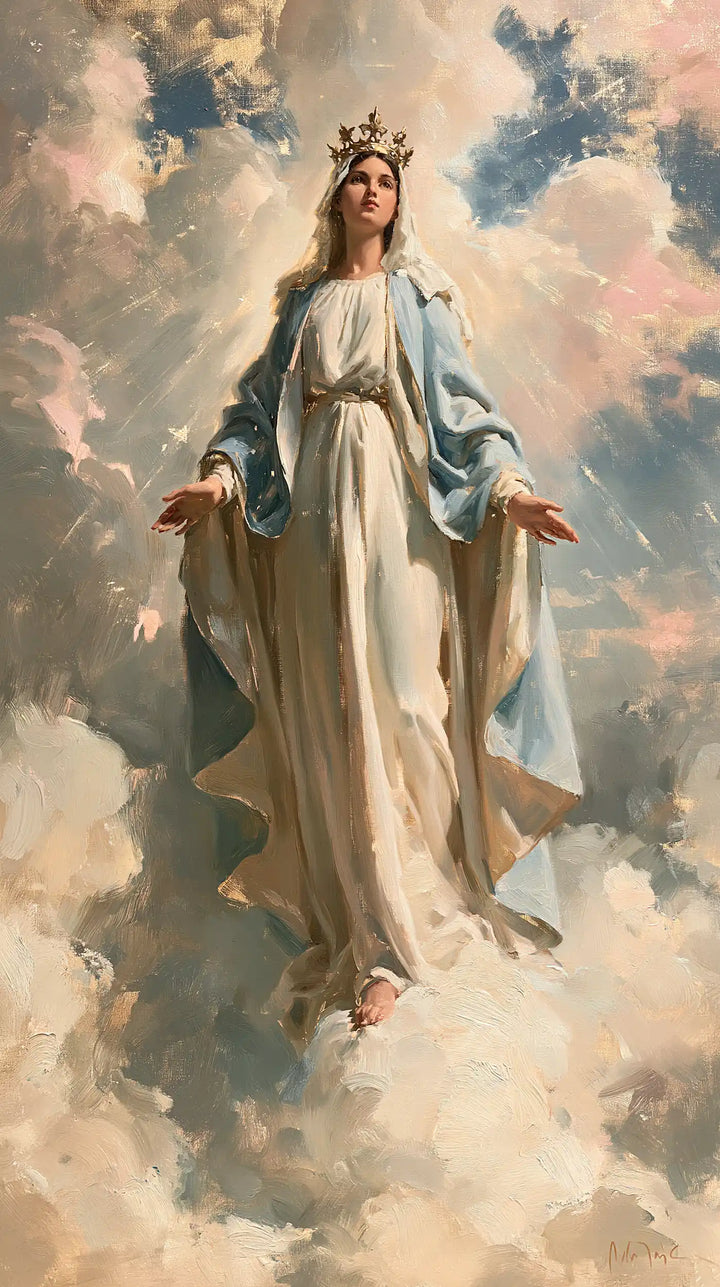 Mary Queen of Heaven - Impressionist · Portrait n° 14