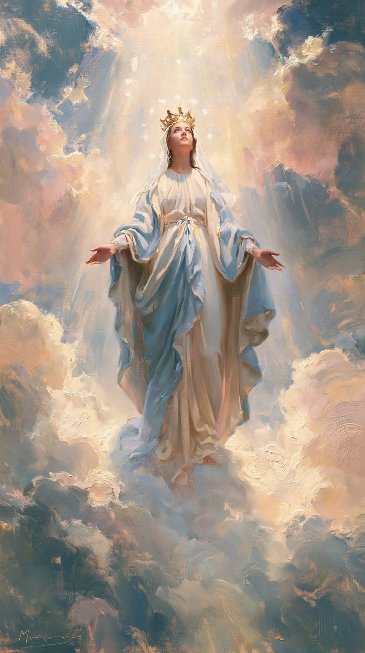Mary Queen of Heaven - Impressionist · Portrait n° 15