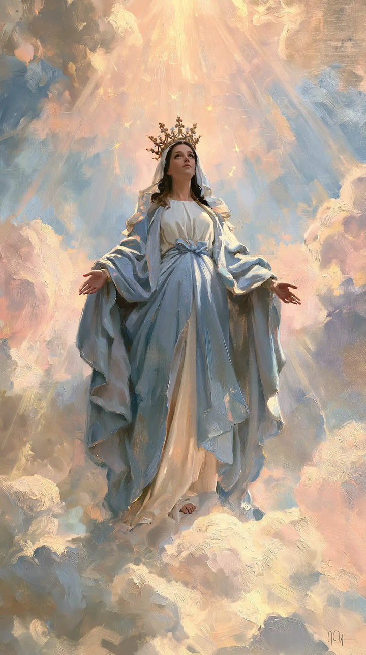 Mary Queen of Heaven - Impressionist · Portrait n° 23