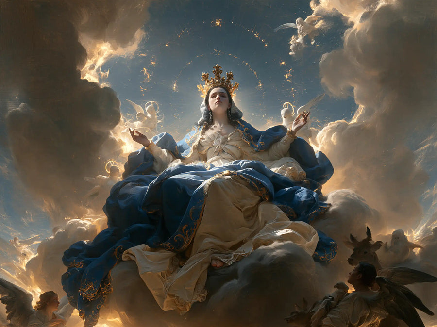 Mary Queen of Heaven - Sacred Monumental View · Landscape n° 7