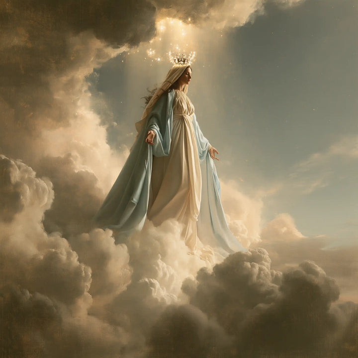 Mary, Queen of Heaven — Contemplation Above the Mists