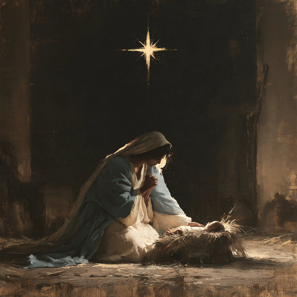 The Nativity — The Solitary Star Above the Cradle