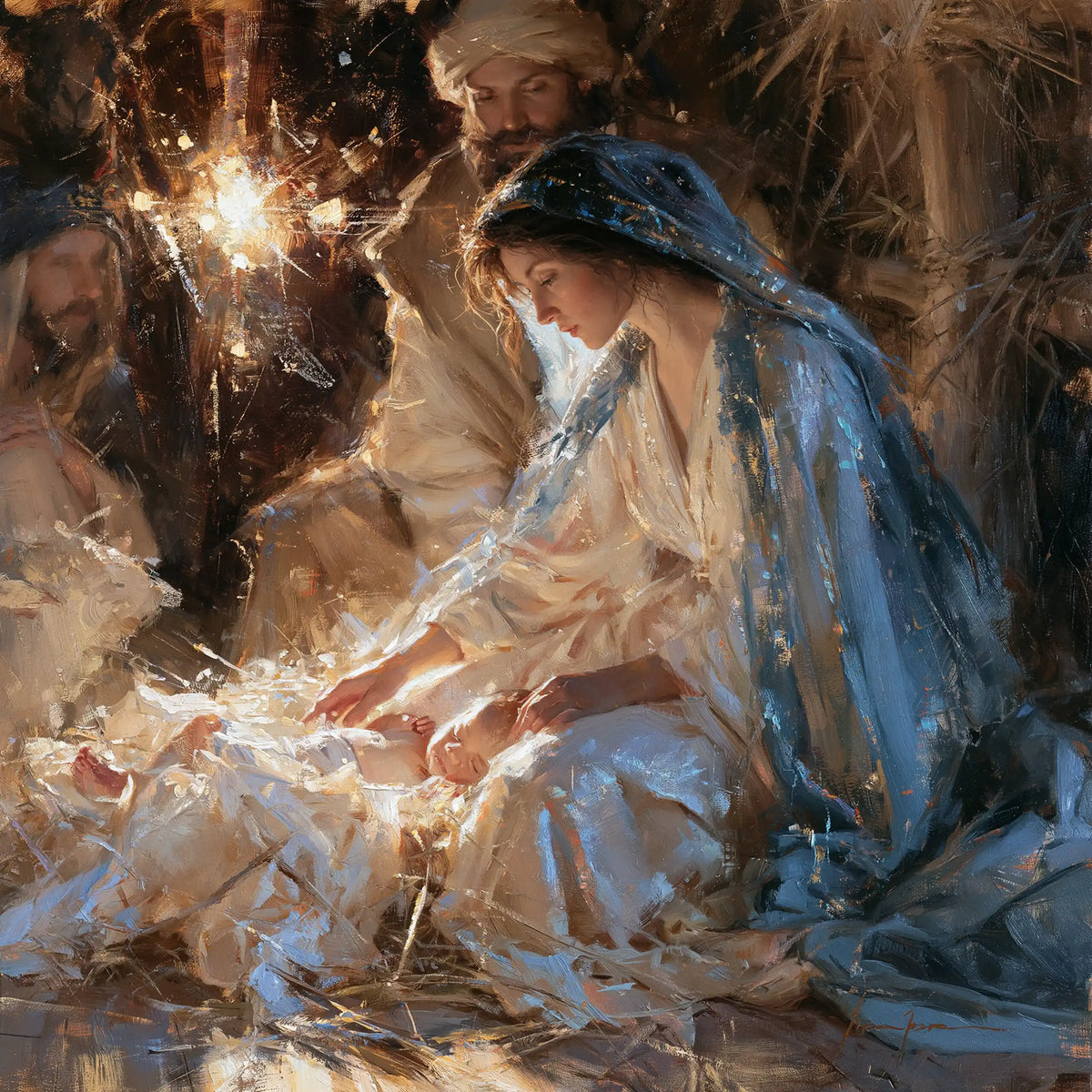The Nativity — The Cradle Beneath the Starry Lamp