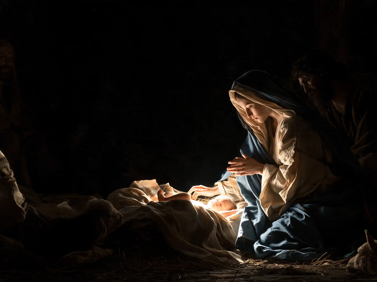 The Nativity — The Hand at the Edge of Whiteness