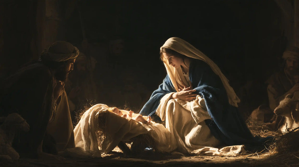 The Nativity — The Vigil in Honey-Coloured Drapery