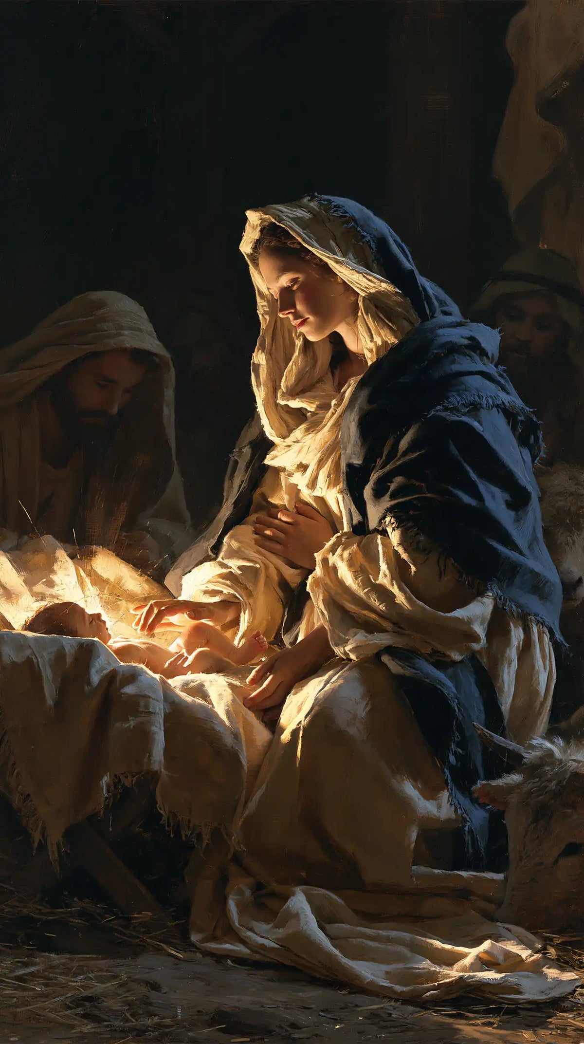 The Nativity — The Face in the Rising Glow