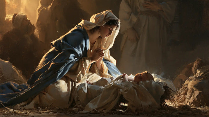 The Nativity - Mary Adoring the Christ Child · Landscape n° 10