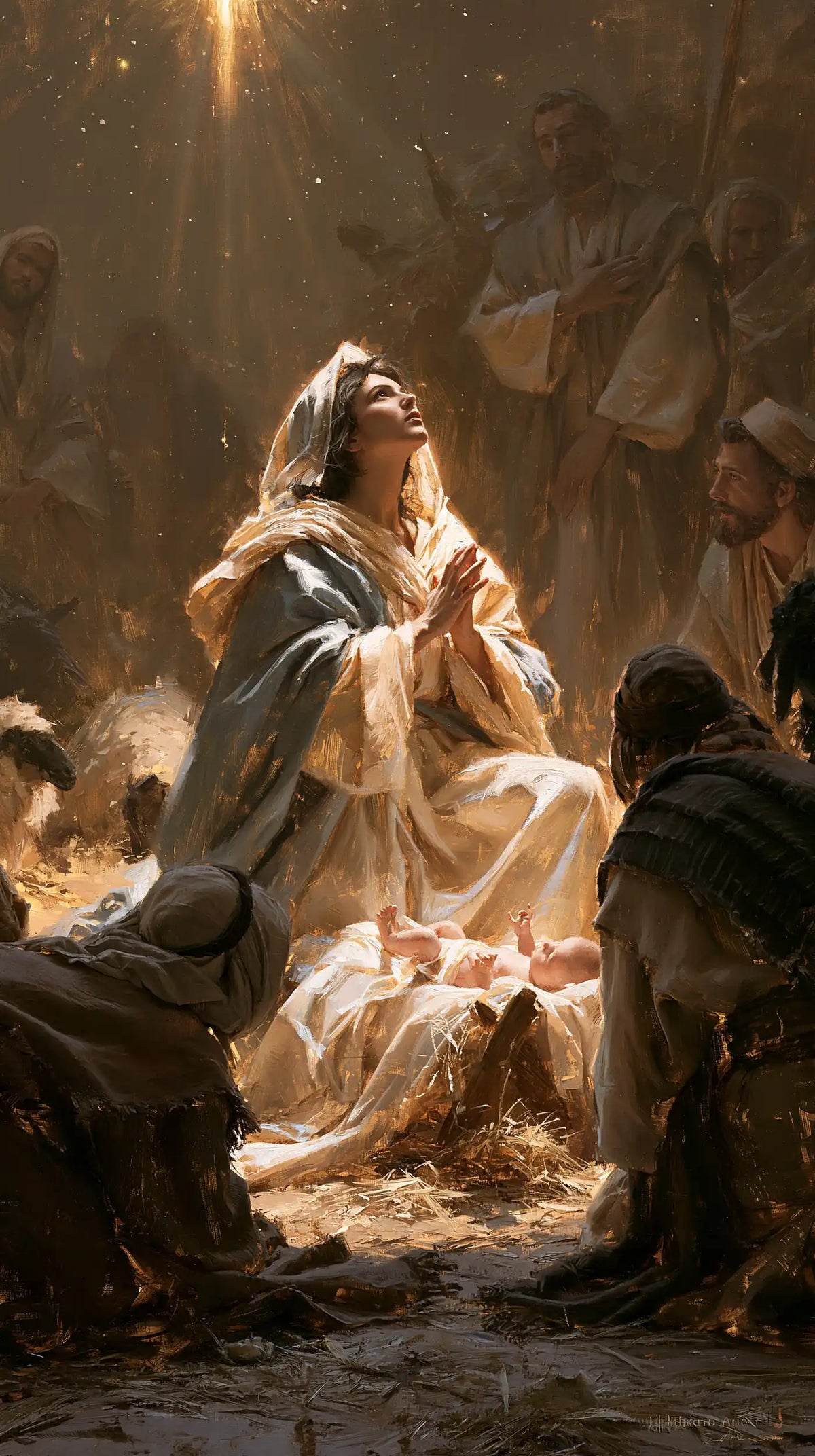 The Nativity - Mary and the Shepherds · Portrait n° 4