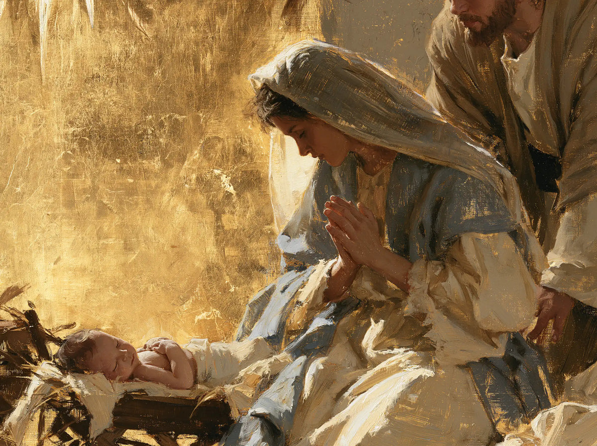 The Nativity — Prayer Before the Wall of Light