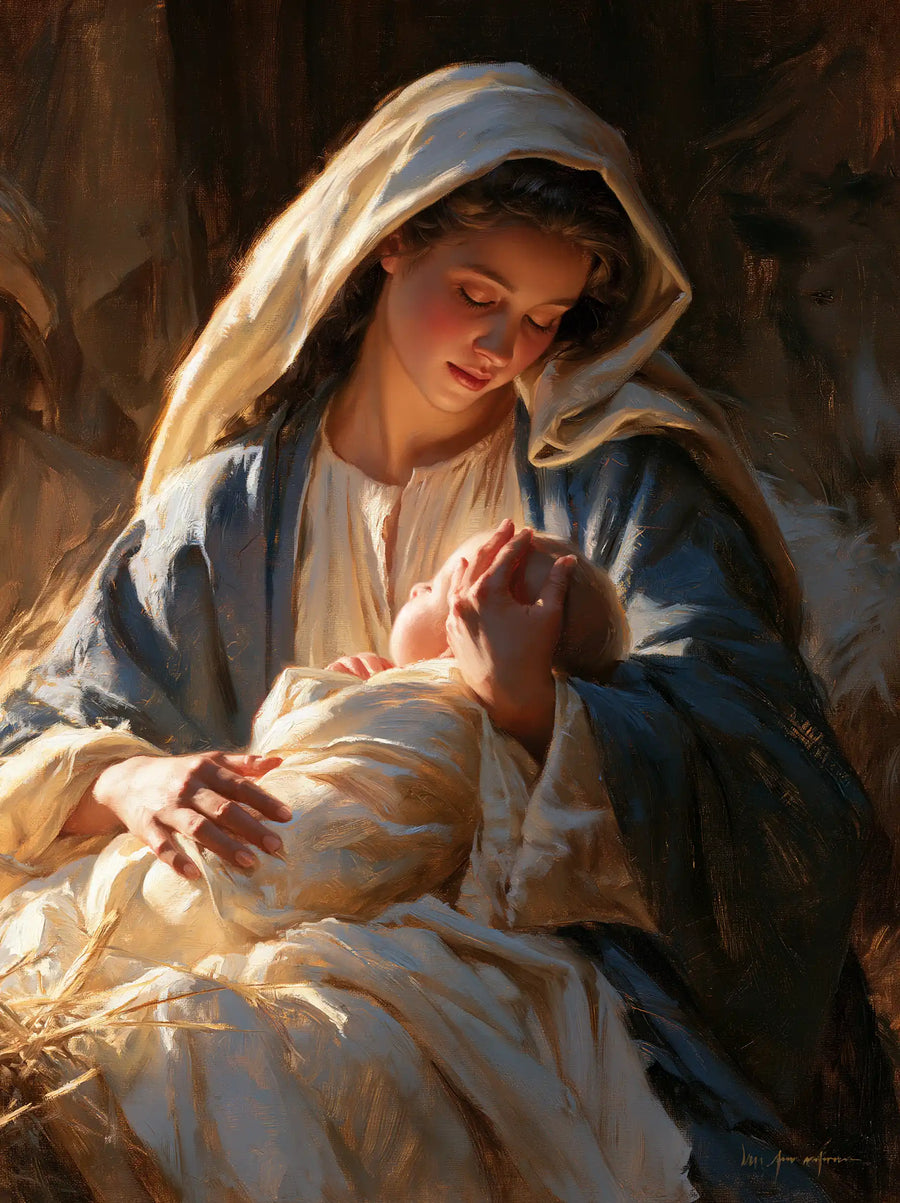 The Nativity - Sacred Maternal Tenderness · Portrait n° 6