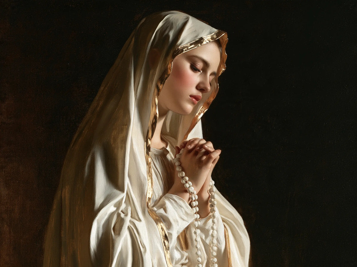 Our Lady of Fatima – Chiaroscuro Prayer at Dusk
