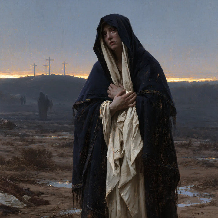 Our Lady of Sorrows - Mary before the Deserted Golgotha · Square n° 2