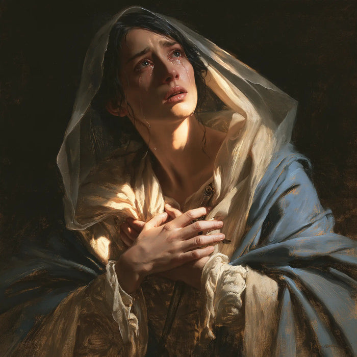 Our Lady of Sorrows — Hope beneath the Lifted Veil