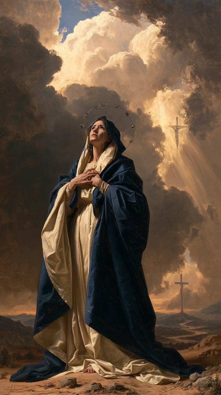 Our Lady of Sorrows — The Vigil beneath Golden Heights
