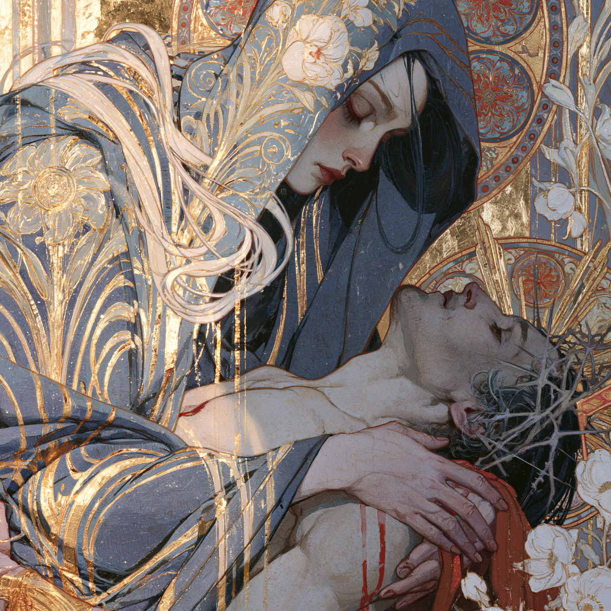 La Pietà - Sacred Art Nouveau · Square n° 1