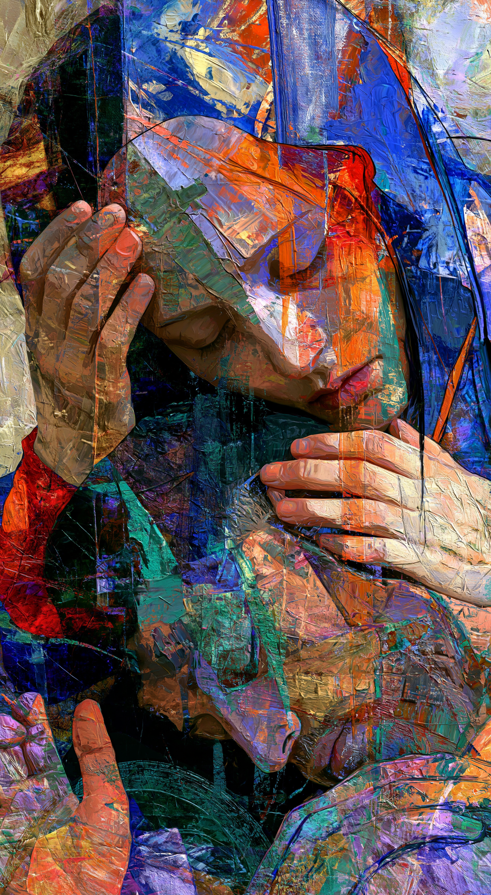 La Pietà - Expressionista · Retrato n° 3 - Arte cristã