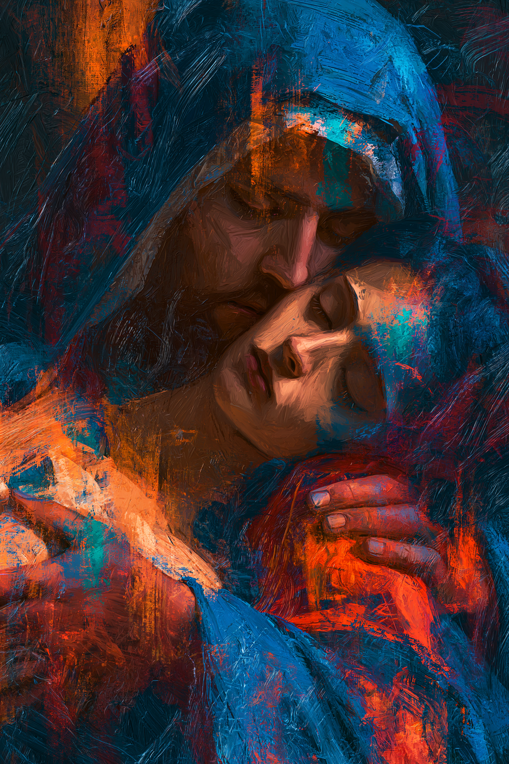 La Pietà - Expressionista · Retrato n° 7 - Arte cristã