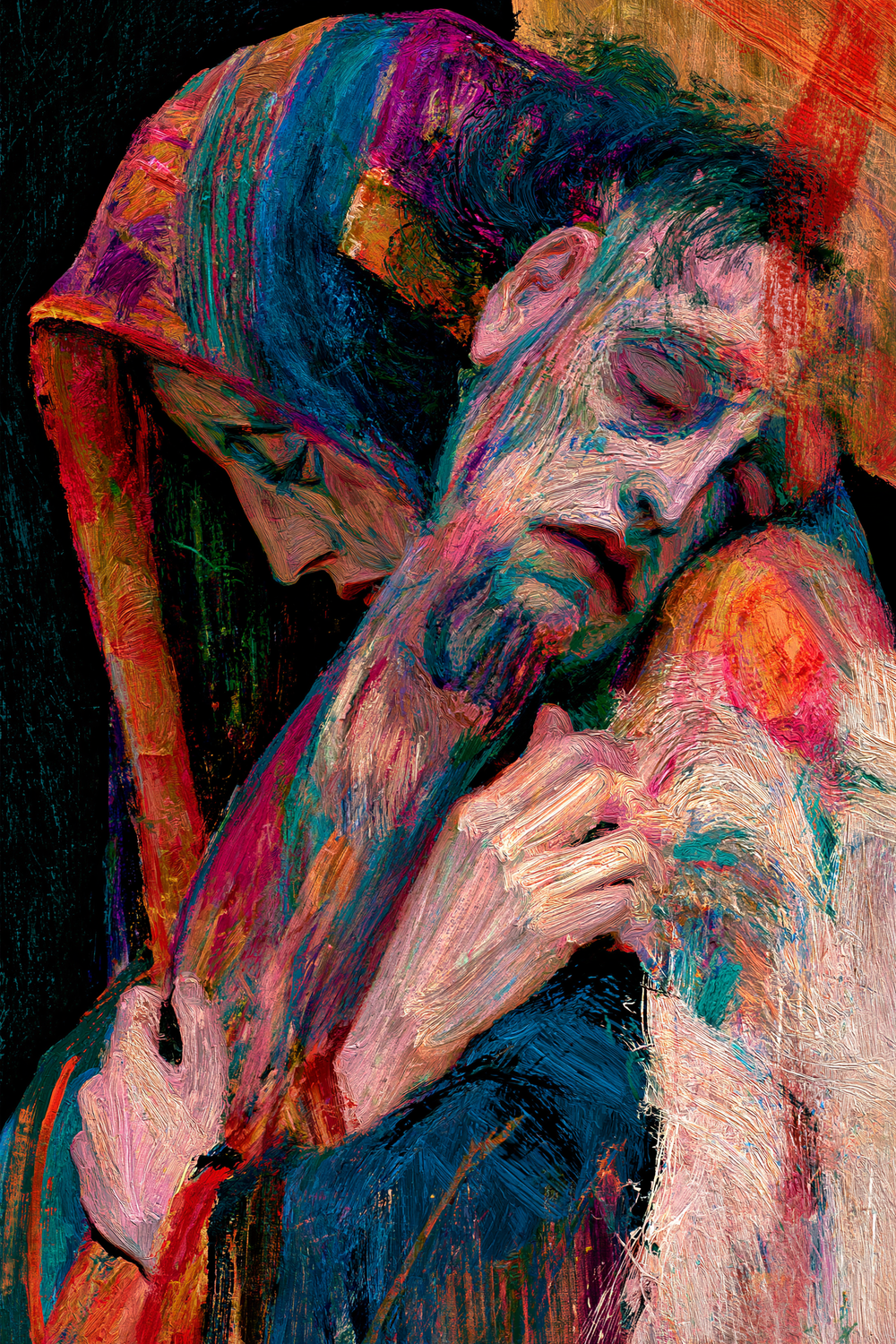 La Pietà - Expressionista · Retrato n° 8 - Arte cristã