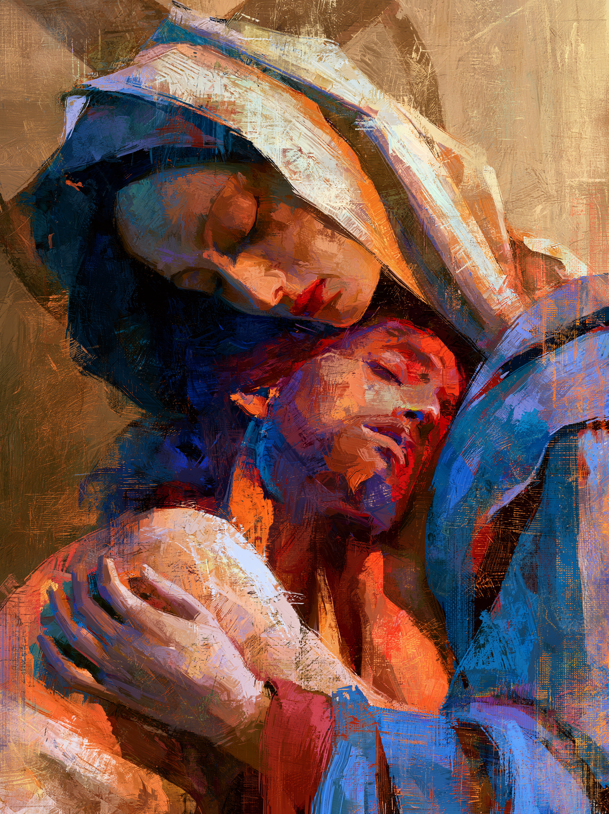 La Pietà - Expressionista · Retrato n° 9 - Arte cristã