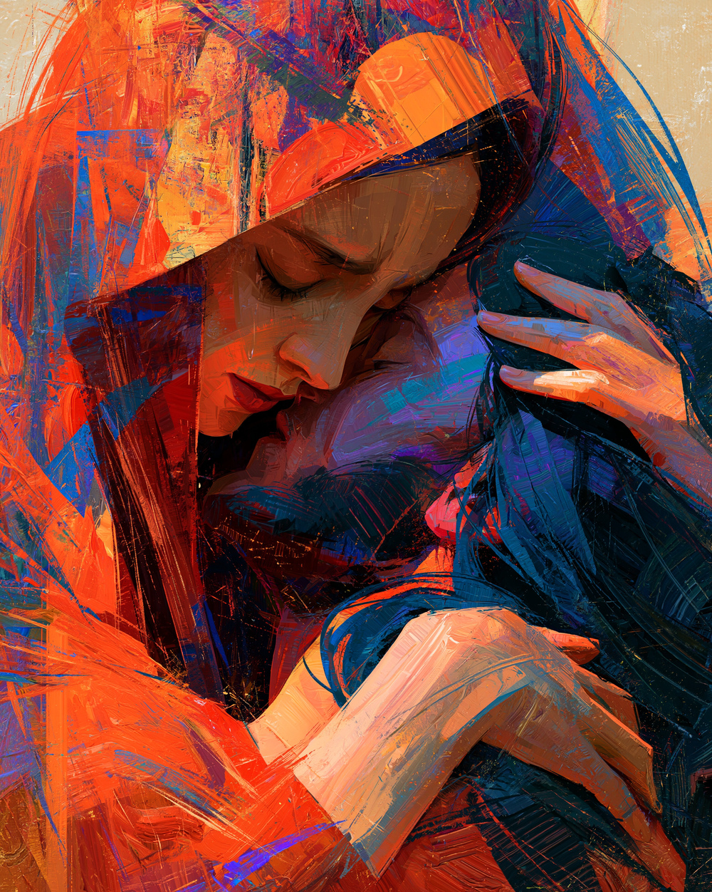 La Pietà - Expressionista · Retrato n° 10 - Arte cristã