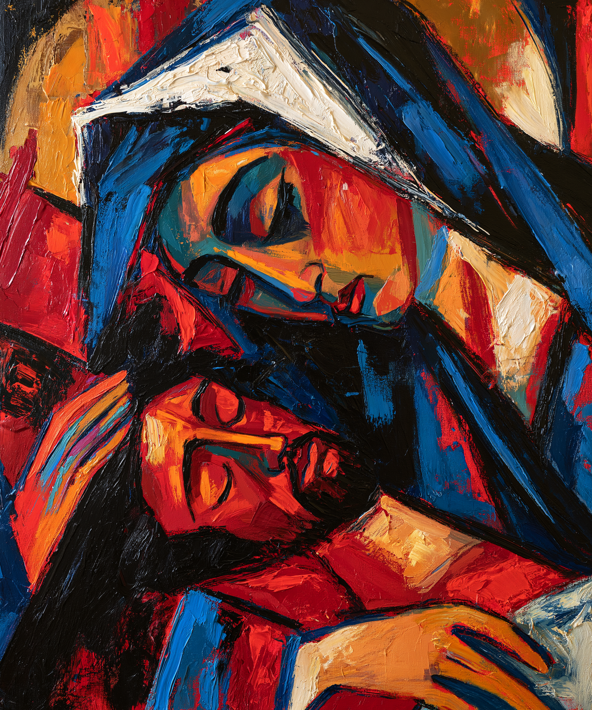 La Pietà - Expressionista · Retrato n° 14 - Arte cristã