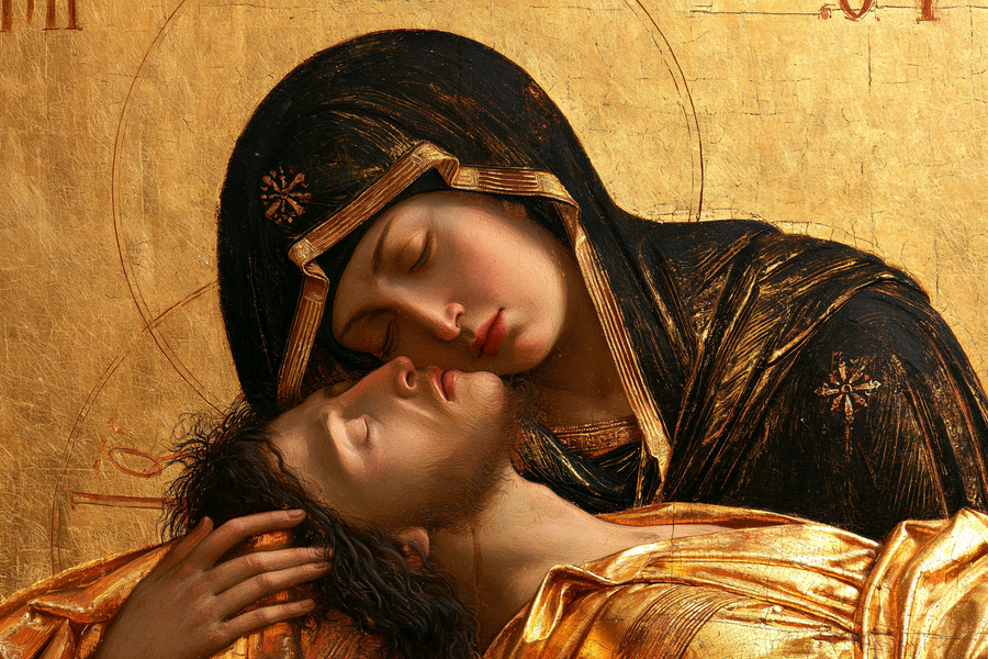 La Pietà - Sacred golden · Landscape n° 3