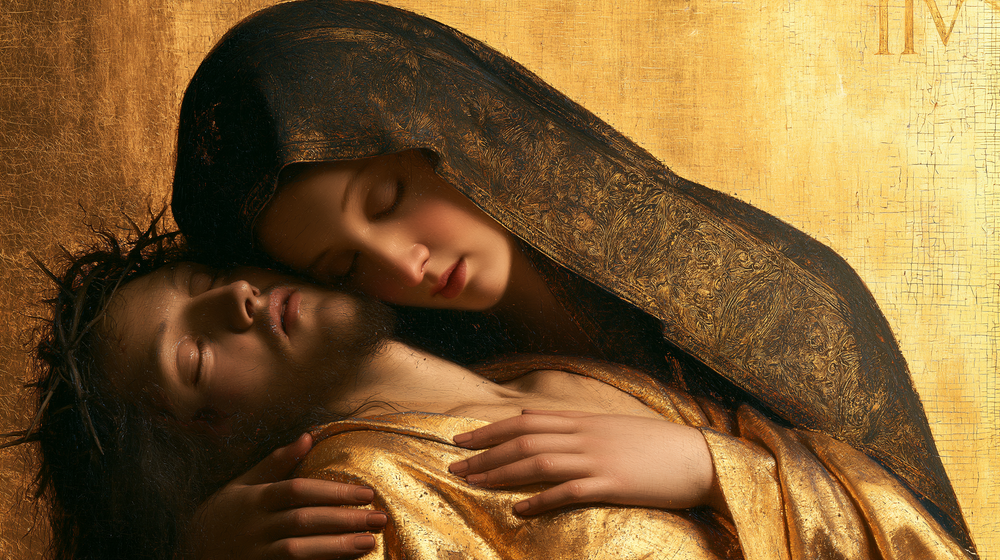 La Pietà - Dourado sagrado · Paisagem n° 4 - Arte cristã