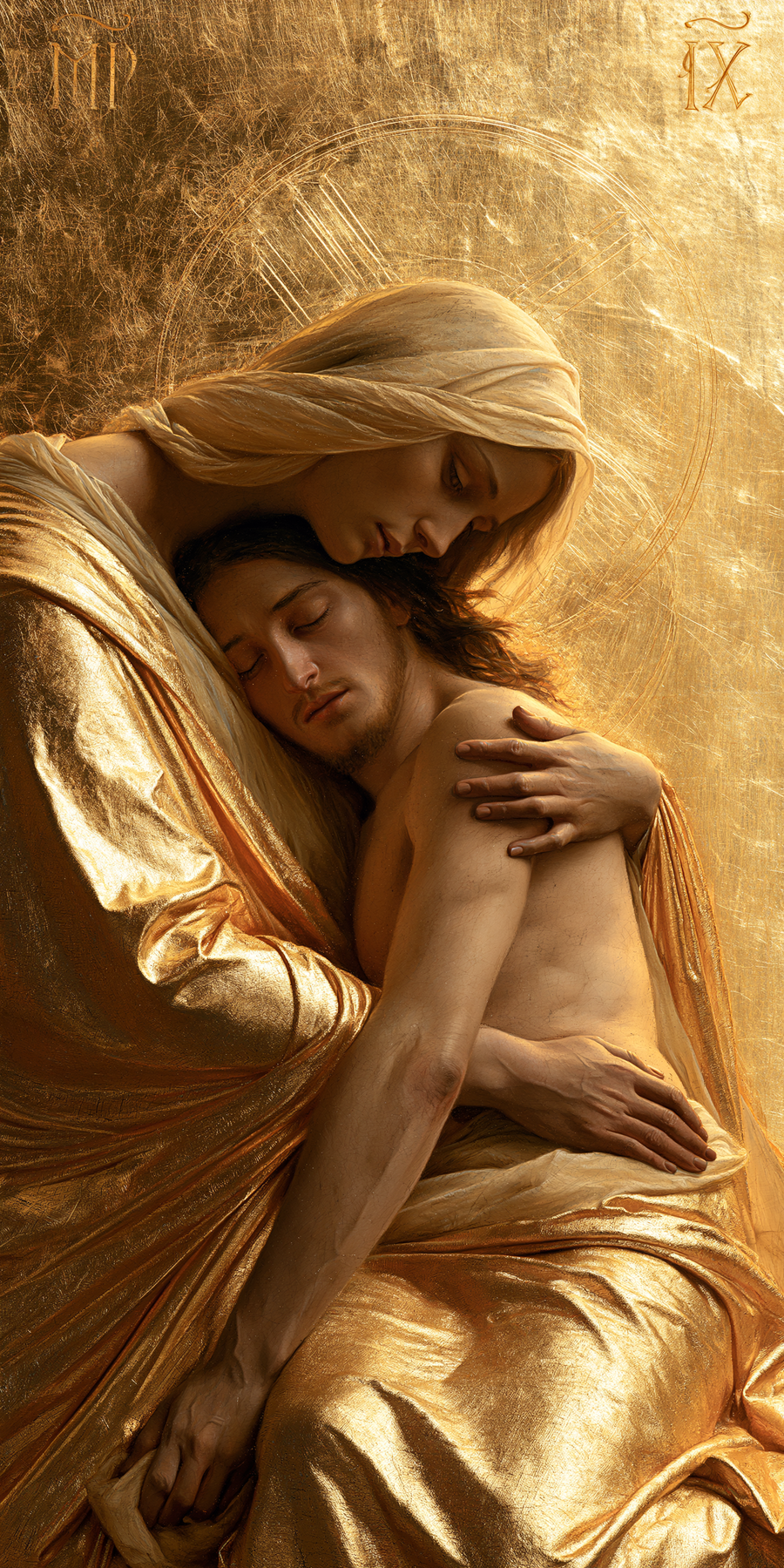 La Pietà - Sacred golden · Portrait n° 2