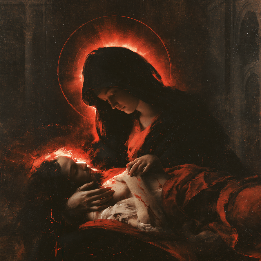 La Pietà - Eucharistic Symbolism · Square n° 1