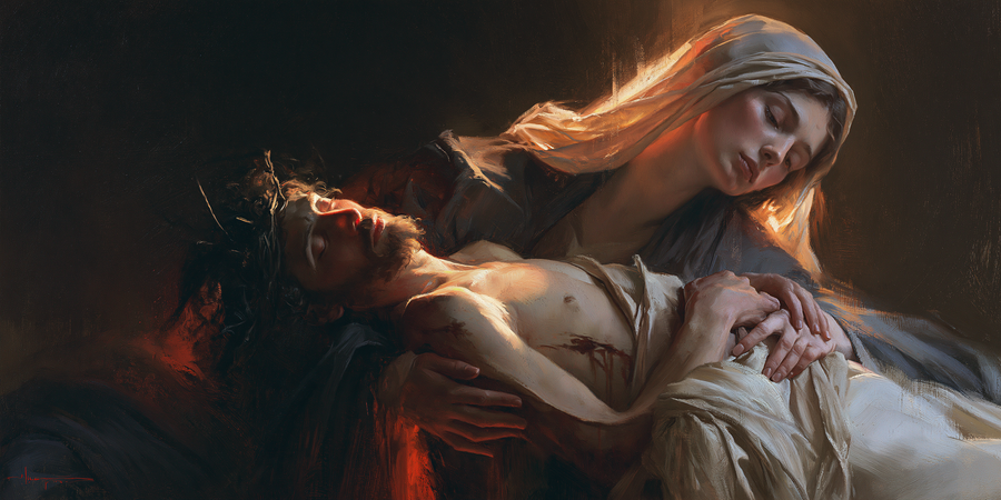 La Pietà - Eucharistic symbolism · Landscape n° 12