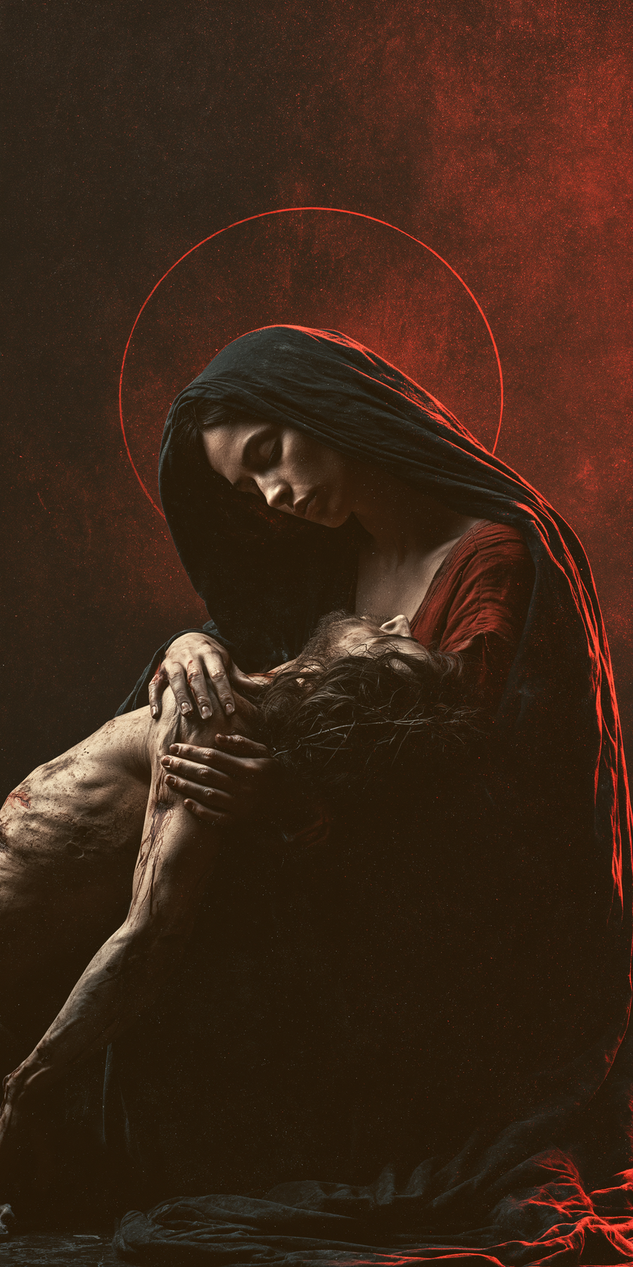 La Pietà - Eucharistic symbolism · Portrait n° 1