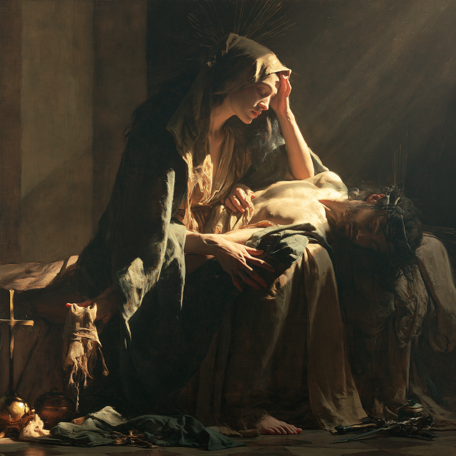 La Pietà - Symbolist · Square n° 1