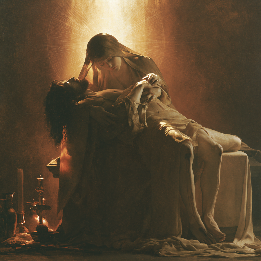 La Pietà - Symbolist · Square n° 2