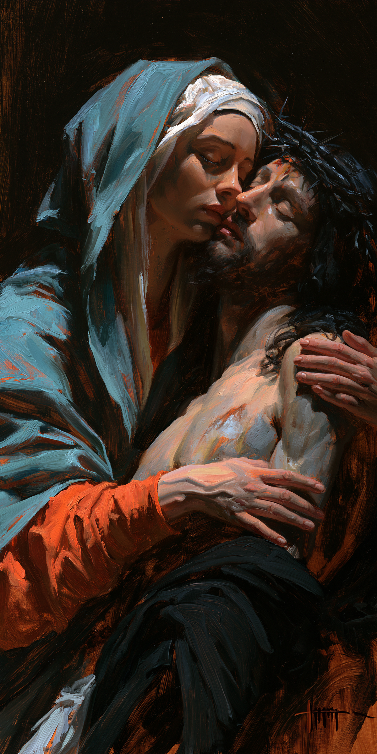 La Pietà - Psychological close-up view · Portrait n° 2