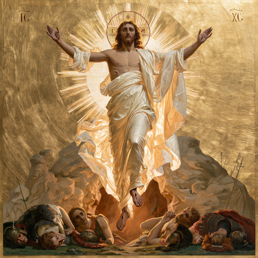 The Resurrection of Jesus Christ - Contemporary Byzantine · Square n° 3
