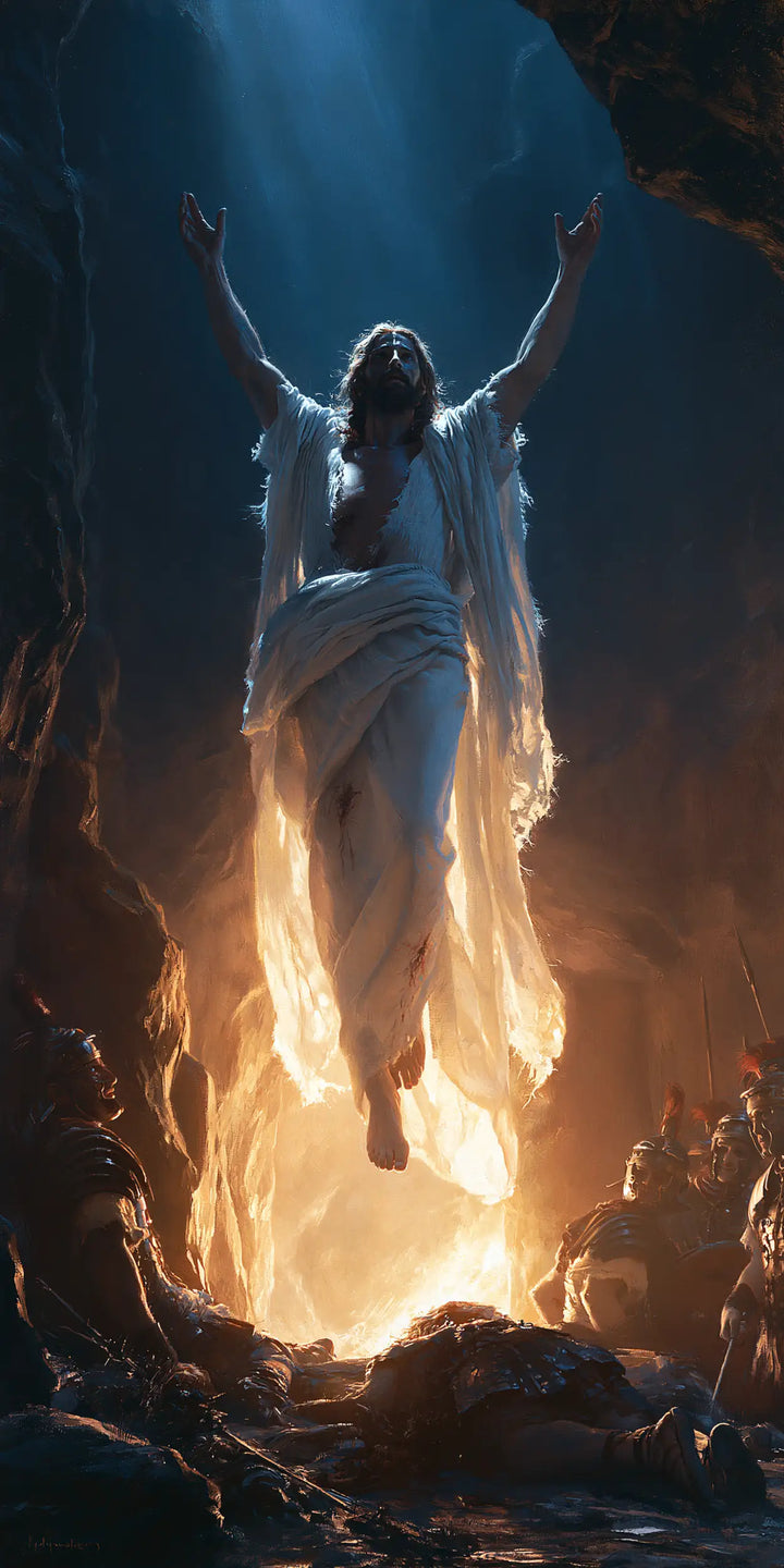 The Resurrection of Jesus Christ - Midnight-blue Chiaroscuro · Portrait n° 2