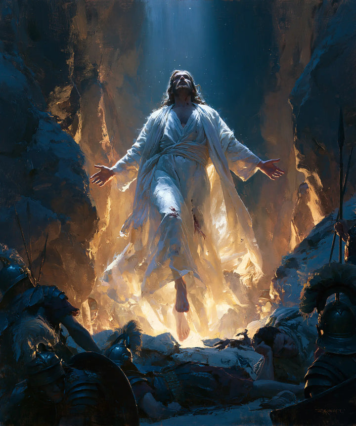 The Resurrection of Jesus Christ — The Knee in the Blue Column