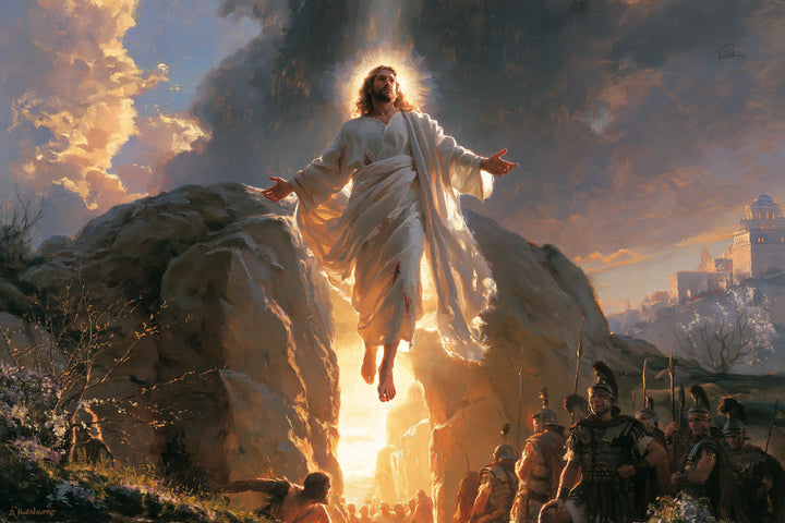 The Resurrection of Jesus Christ — Dawn before the Distant City
