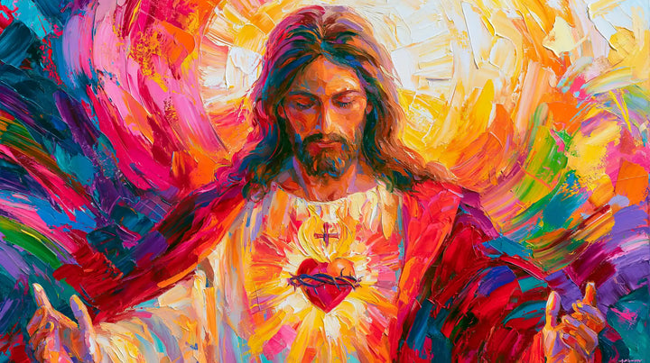 Sacred Heart of Jesus – Ultra-Vibrant Expressionism · Landscape no. 4