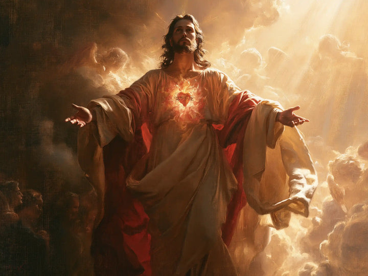 Sacred Heart of Jesus - Jesus as Divine Light · Landscape n° 2