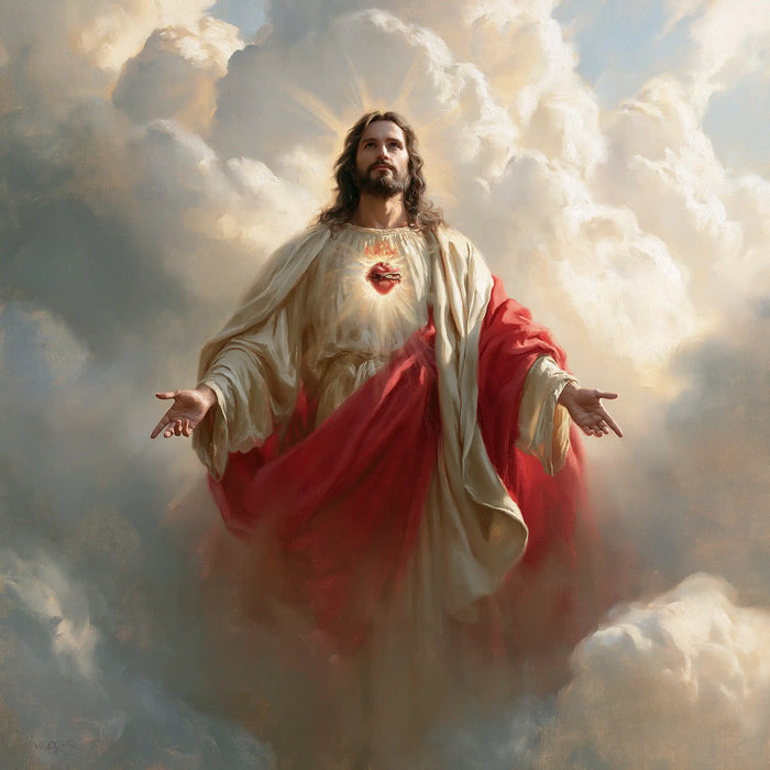 The Sacred Heart of Jesus — The Presence in Heaven’s Foam