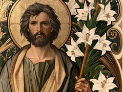 Saint Joseph – Sacred Art Nouveau · Landscape no. 5