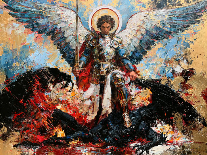 Saint Michael the Archangel – Expressionist · Landscape no. 1