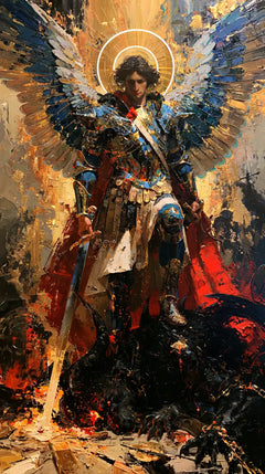 Saint Michael the Archangel – Expressionist · Portrait no. 1