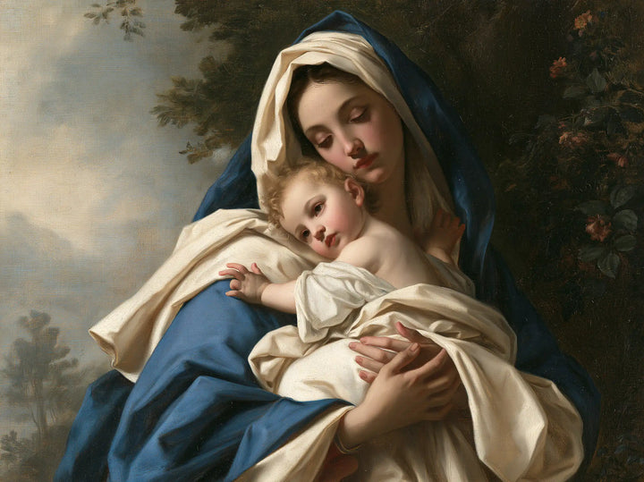 Virgin Mary and Child Jesus - Florentine Renaissance · Landscape n° 10