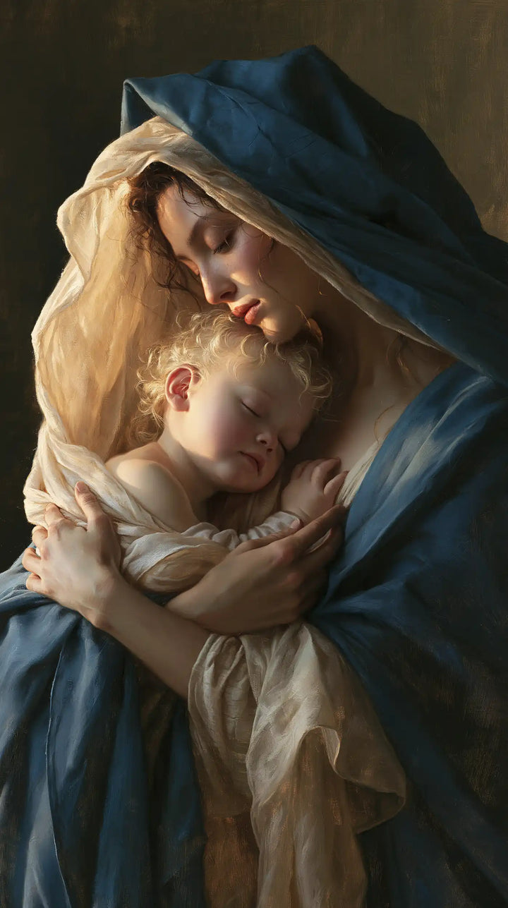 The Virgin and Child — The Little Brow Beneath the Luminous Lining