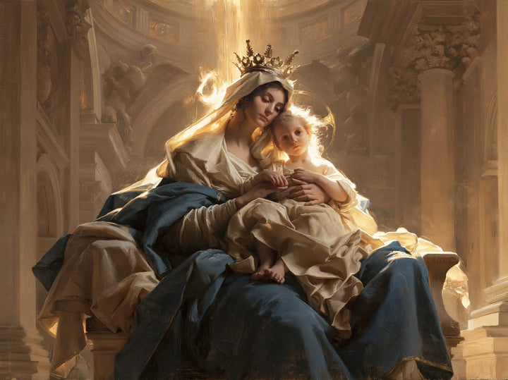The Virgin and Child — The Crown in the Luminous Nave
