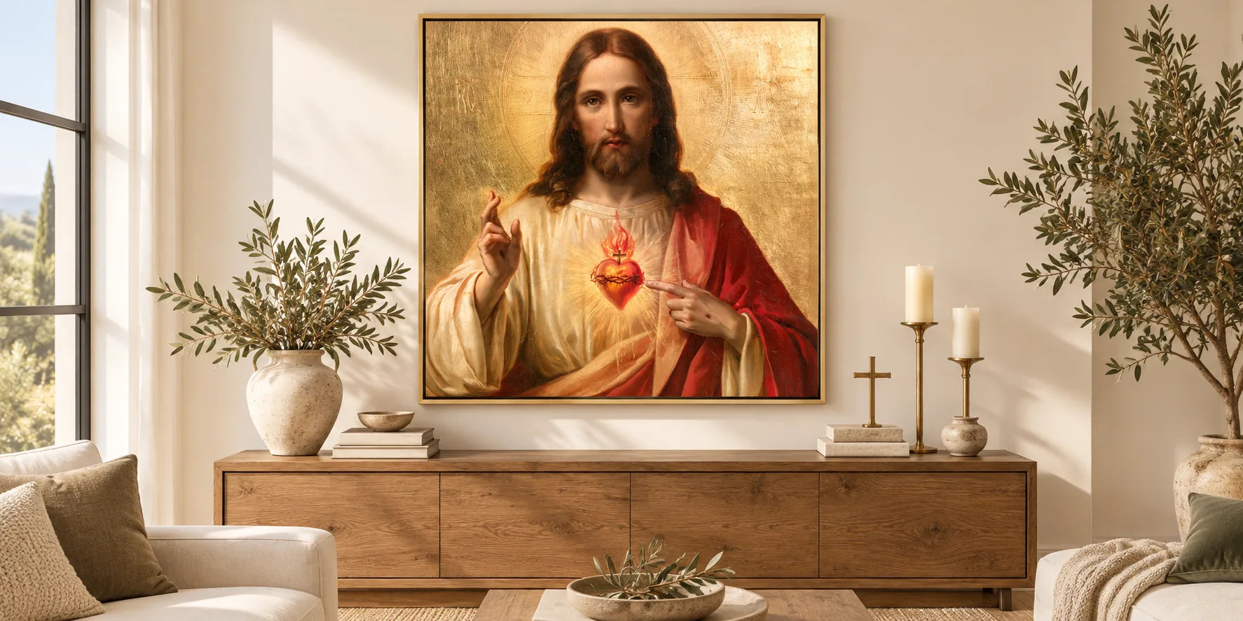 Sacred Heart of Jesus - Theatrical Baroque